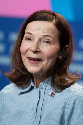 Berlinale La Cache Press Conference Dominique Reymond attending the La Cache (The Safe House) Press Conference during the 75th Berlin International Film Festival (Berlinale) in Berlin, Germany, on February 20, 2025. Photo by Aurore Marechal ABACAPRESS.COM Berlin Germany  Copyright: xMarechalxAurore ABACAx
