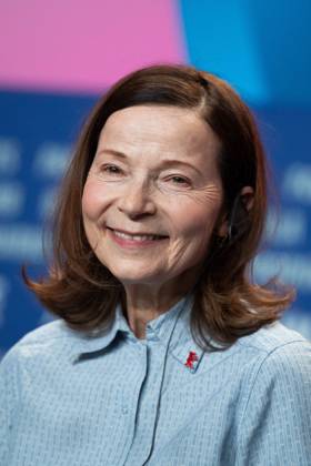Berlinale La Cache Press Conference Dominique Reymond attending the La Cache (The Safe House) Press Conference during the 75th Berlin International Film Festival (Berlinale) in Berlin, Germany, on February 20, 2025. Photo by Aurore Marechal ABACAPRESS.COM Berlin Germany  Copyright: xMarechalxAurore ABACAx