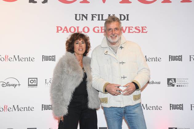 FolleMente Premiere in Rom Rome, Cinema The Space Moderno Premiere of the Film Follemente , In the photo: Giuseppe Brindisi Annamaria Capozzi  Copyright: xVincenzoxLandix xipa-agency.netx xVincenzoxLandix IPA_Agency_IPA54349993