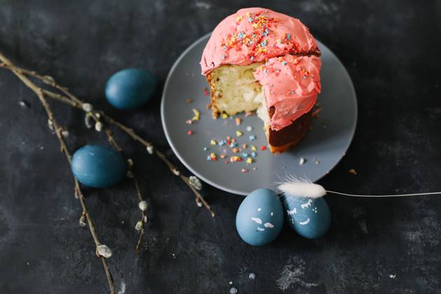 Plate with tasty Easter cake, eggs and willow branches on dark background. High quality photo , 50778630.jpg, cake, traditional, egg, branches, symbol, card, pastry, baked, natural, cooking, icing, decor, celebrate, easter eggs, holiday cake, love, willow branches, seasonal, copy space, concept, easter cake, dessert, orthodox, gourmet, decoration, colorful, christian, easter decor, table, sweet, easter decorations, multicolored, homemade, branch, fresh, willow, ribbon, rustic, holiday, decorative, delicious, easter, festive, spring, season, april, pink, blue, springtime, happy RECORD DATE NOT STATED