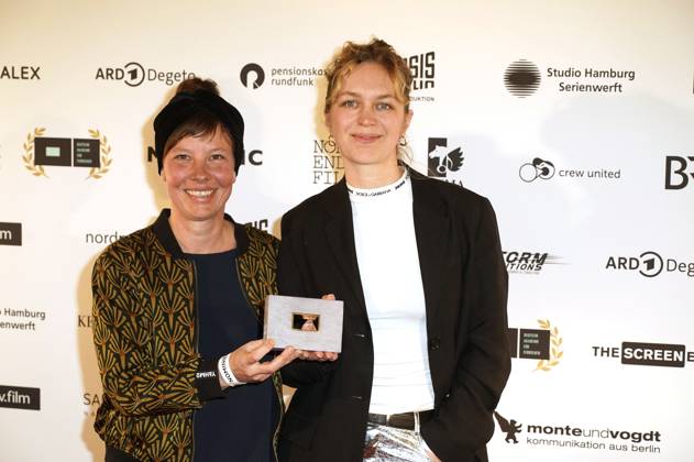Katharina Buehler and Anne Bolick at the 12 DAfFNE Award 2025 ceremony at Babylon Berlin, 21 02 2025 Foto:xT.xBartillax xFuturexImagex daffne_5255