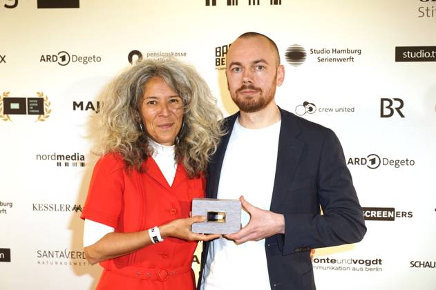 Renata Salazar Ivancan and Christoph Cepok at the 12th DAfFNE Award 2025 ceremony at Babylon Berlin, 21 02 2025 Foto:xT.xBartillax xFuturexImagex daffne_5273