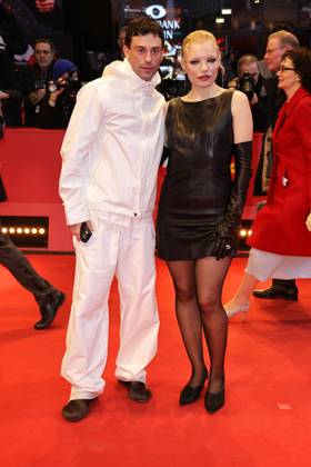 Aaron Altaras and Luisa Celine Gaffron arriving at the Closing Ceremony at the Berlinale Palast of the International Film Festival Berlinale on February 22, 2025 in Berlin Berlinale 2025 Closing Ceremony