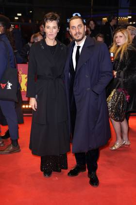 Alissa Jung and Luca Marinelli arriving at the Closing Ceremony at the Berlinale Palast of the International Film Festival Berlinale on February 22, 2025 in Berlin Berlinale 2025 Closing Ceremony