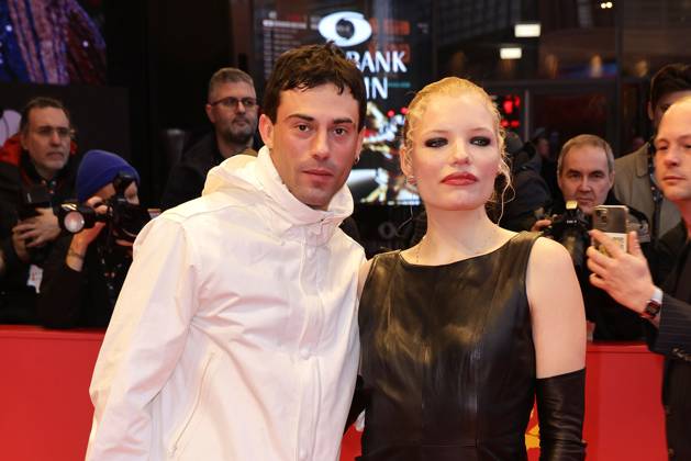Aaron Altaras and Luisa Celine Gaffron arriving at the Closing Ceremony at the Berlinale Palast of the International Film Festival Berlinale on February 22, 2025 in Berlin Berlinale 2025 Closing Ceremony