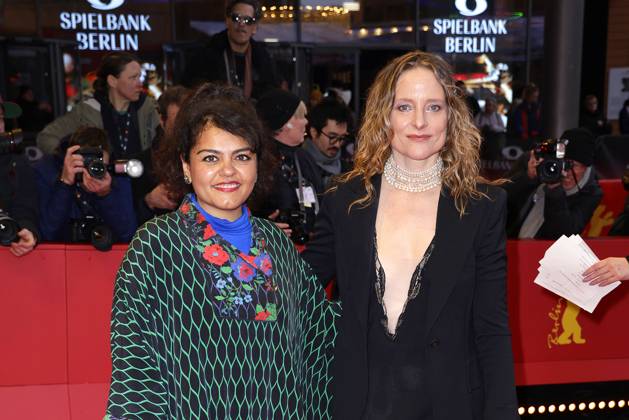 Sara Fazilat and Anne Ratte Polle arriving at the Closing Ceremony at the Berlinale Palast of the International Film Festival Berlinale on February 22, 2025 in Berlin Berlinale 2025 Closing Ceremony
