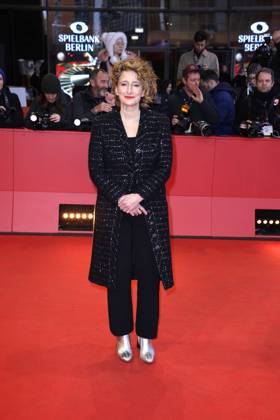 Tricia Tuttle, the Festival Director of the Berlinale arriving at the Closing Ceremony at the Berlinale Palast of the International Film Festival Berlinale on February 22, 2025 in Berlin Berlinale 2025 Closing Ceremony