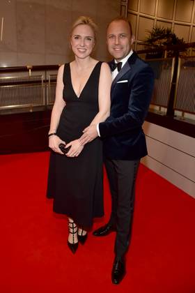 73 VBKI Ball Berlin FDP Vice Sebastian Czaja with wife Katharina at the 73 VBKI Ball at the Hotel Intercontinental for the 75th Berlinale in Berlin, on 17 02 2025 Photopress Mueller