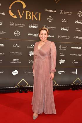 73.VBKI Ball Berlin Franziska Giffey, SPD beim 73. VBKI Ball im Hotel Intercontinental zur 75.ten Berlinale in Berlin, am 17.02.2025 Photopress Mueller