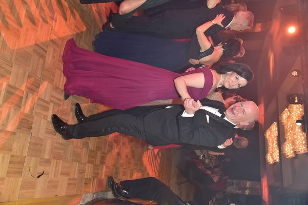 73 VBKI Ball Berlin Berlins Governing Mayor Kai Wegner and his girlfriend, Senator for Education Katharina Günther Wünsch both CDU at the opening dance at the 73 VBKI Ball at the Hotel Intercontinental for the 75th Berlinale in Berlin, on 17 02 2025 Photopress Mueller