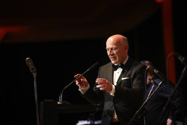 VBKI Business Ball 2025 Governing Mayor Kai Wegner on stage The VBKI invites you to the Business Ball 2025 at the Hotel InterContinental in Berlin Copyright: xEventpressxFuhrx