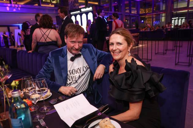 VBKI Business Ball 2025 Tim Renner with his wife Petra Husemann The VBKI invites you to the Business Ball 2025 at the Hotel InterContinental in Berlin Copyright: xEventpressxFuhrx