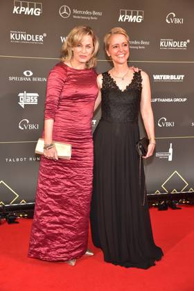 73 VBKI Ball Berlin Gesine Cukrowski and Anne Kasprik at the 73 VBKI Ball at the Hotel Intercontinental for the 75th Berlinale in Berlin, on 17 02 2025 Photopress Mueller