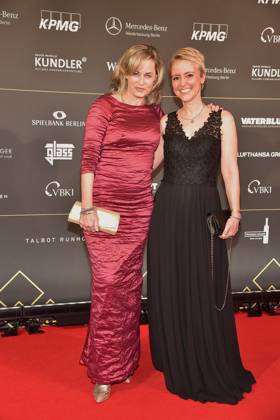 73 VBKI Ball Berlin Gesine Cukrowski and Anne Kasprik at the 73 VBKI Ball at the Hotel Intercontinental for the 75th Berlinale in Berlin, on 17 02 2025 Photopress Mueller