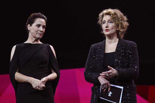 Desiree Nosbusch and Tricia Tuttle at the Closing Ceremony with Award Ceremony at the Berlinale 2025 75 Berlin International Film Festival in the Berlinale Palast Berlin, 22 02 2025 Foto:xN.xKubelkax xFuturexImagex closing_berlinale_5459