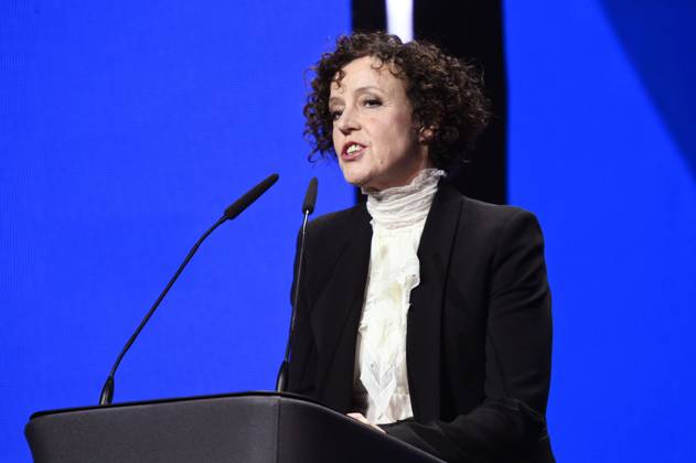 Maria Schrader at the Closing Ceremony with Award Ceremony at the Berlinale 2025 75 Berlin International Film Festival in the Berlinale Palast Berlin, 22 02 2025 Foto:xN.xKubelkax xFuturexImagex closing_berlinale_5488