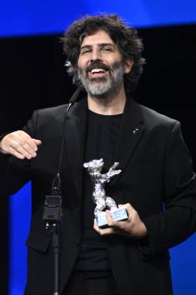 Ivan Fund with the Silver Bear Jury Prize for El mensaje The Message at the Closing Ceremony with Award Ceremony at the Berlinale 2025 75 Berlin International Film Festival at the Berlinale Palast Berlin, 22 02 2025 Foto:xN.xKubelkax xFuturexImagex closing_berlinale_5493