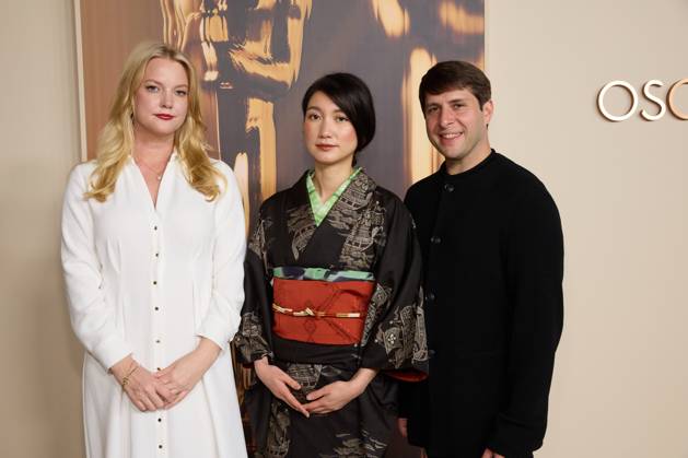 97th Oscars Nominees dinner Hanna Aqvilin, Shiori Ito and Eric Nyari at the 97th Oscars Nominees dinner at the Academy Museum of Motion Pictures on Tuesday, February 25, 2025., Credit:Trae Patton The Academy Avalon United States of America, CA, Los Angeles, Academy Museum of Motion Pictures  Copyright: xTraexPattonx xThexAcademyx xAvalonx 0969222758