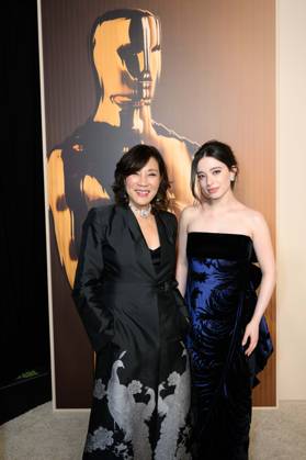 97th Oscars Nominees dinner Academy President Janet Yang and Mikey Madison at the 97th Oscars Nominees dinner at the Academy Museum of Motion Pictures on Tuesday, February 25, 2025., Credit:Trae Patton The Academy Avalon United States of America, CA, Los Angeles, Academy Museum of Motion Pictures  Copyright: xTraexPattonx xThexAcademyx xAvalonx 0969224451