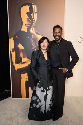 97th Oscars Nominees dinner Academy President Janet Yang and Colman Domingo at the 97th Oscars Nominees dinner at the Academy Museum of Motion Pictures on Tuesday, February 25, 2025., Credit:Trae Patton The Academy Avalon United States of America, CA, Los Angeles, Academy Museum of Motion Pictures  Copyright: xTraexPattonx xThexAcademyx xAvalonx 0969224433