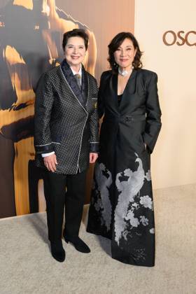 97th Oscars Nominees dinner Isabella Rossellini and Academy President Janet Yang at the 97th Oscars Nominees dinner at the Academy Museum of Motion Pictures on Tuesday, February 25, 2025., Credit:Trae Patton The Academy Avalon United States of America, CA, Los Angeles, Academy Museum of Motion Pictures  Copyright: xTraexPattonx xThexAcademyx xAvalonx 0969224487