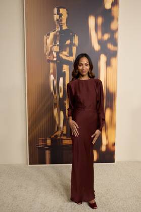 97th Oscars Nominees dinner Zoe Saldana at the 97th Oscars Nominees dinner at the Academy Museum of Motion Pictures on Tuesday, February 25, 2025., Credit:Trae Patton The Academy Avalon United States of America, CA, Los Angeles, Academy Museum of Motion Pictures  Copyright: xTraexPattonx xThexAcademyx xAvalonx 0969222995