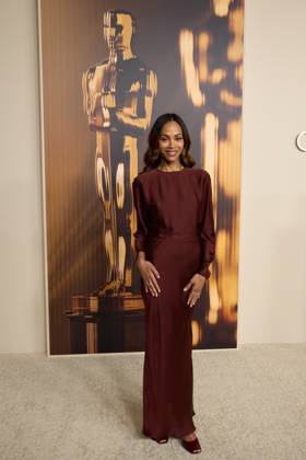 97th Oscars Nominees dinner Zoe Saldana at the 97th Oscars Nominees dinner at the Academy Museum of Motion Pictures on Tuesday, February 25, 2025., Credit:Trae Patton The Academy Avalon United States of America, CA, Los Angeles, Academy Museum of Motion Pictures  Copyright: xTraexPattonx xThexAcademyx xAvalonx 0969223007