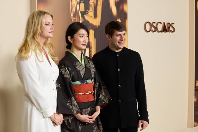 97th Oscars Nominees dinner Hanna Aqvilin, Shiori Ito and Eric Nyari at the 97th Oscars Nominees dinner at the Academy Museum of Motion Pictures on Tuesday, February 25, 2025., Credit:Trae Patton The Academy Avalon United States of America, CA, Los Angeles, Academy Museum of Motion Pictures  Copyright: xTraexPattonx xThexAcademyx xAvalonx 0969212572
