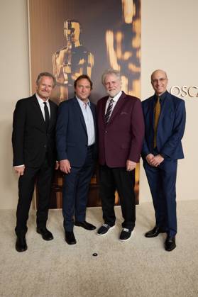 97th Oscars Nominees dinner Tod A. Maitland, David Giammarco, Donald Sylvester and Ted Caplan at the 97th Oscars Nominees dinner at the Academy Museum of Motion Pictures on Tuesday, February 25, 2025., Credit:Trae Patton The Academy Avalon United States of America, CA, Los Angeles, Academy Museum of Motion Pictures  Copyright: xTraexPattonx xThexAcademyx xAvalonx 0969222399