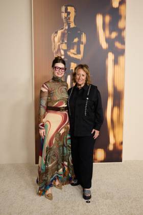 97th Oscars Nominees dinner Janique L. Robillard and Kim A. Snyder at the 97th Oscars Nominees dinner at the Academy Museum of Motion Pictures on Tuesday, February 25, 2025., Credit:Trae Patton The Academy Avalon United States of America, CA, Los Angeles, Academy Museum of Motion Pictures  Copyright: xTraexPattonx xThexAcademyx xAvalonx 0969222711