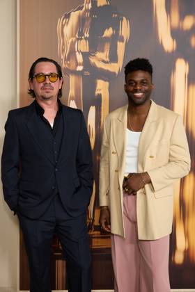 97th Oscars Nominees dinner Adrian Quesada and Abraham Alexander at the 97th Oscars Nominees dinner at the Academy Museum of Motion Pictures on Tuesday, February 25, 2025., Credit:Trae Patton The Academy Avalon United States of America, CA, Los Angeles, Academy Museum of Motion Pictures  Copyright: xTraexPattonx xThexAcademyx xAvalonx 0969218201