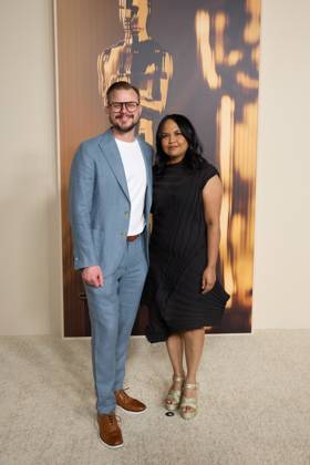 97th Oscars Nominees dinner Adam J. Graves and Suchrita Mattai at the 97th Oscars Nominees dinner at the Academy Museum of Motion Pictures on Tuesday, February 25, 2025., Credit:Trae Patton The Academy Avalon United States of America, CA, Los Angeles, Academy Museum of Motion Pictures  Copyright: xTraexPattonx xThexAcademyx xAvalonx 0969219797