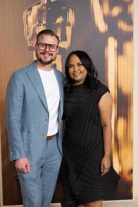 97th Oscars Nominees dinner Adam J. Graves and Suchrita Mattai at the 97th Oscars Nominees dinner at the Academy Museum of Motion Pictures on Tuesday, February 25, 2025. at the 97th Oscars Nominees dinner at the Academy Museum of Motion Pictures on Tuesday, February 25, 2025., Credit:Trae Patton The Academy Avalon United States of America, CA, Los Angeles, Academy Museum of Motion Pictures  Copyright: xTraexPattonx xThexAcademyx xAvalonx 0969219814