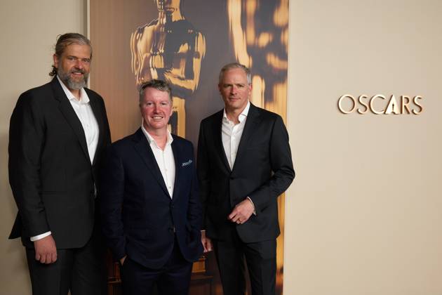 97th Oscars Nominees dinner Stephen Unterfranz, Paul Story, and Erik Winquist at the 97th Oscars Nominees dinner at the Academy Museum of Motion Pictures on Tuesday, February 25, 2025., Credit:Trae Patton The Academy Avalon United States of America, CA, Los Angeles, Academy Museum of Motion Pictures  Copyright: xTraexPattonx xThexAcademyx xAvalonx 0969221035