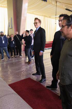 February 26, 2025, Hollywood, California, USA: Conan OÃ¢â‚¬â ¢Brien during the red carpet roll out in preparation for the 97th Academy Awards at the Dolby Theater in Hollywood, California on February 26, 2025. The Academy Awards Ceremony will take place on Sunday March 2, 2025. ARIANA RUIZ BNS PI Hollywood USA - ZUMAp124 20250226_zaa_p124_001 Copyright: xArianaxRuizx