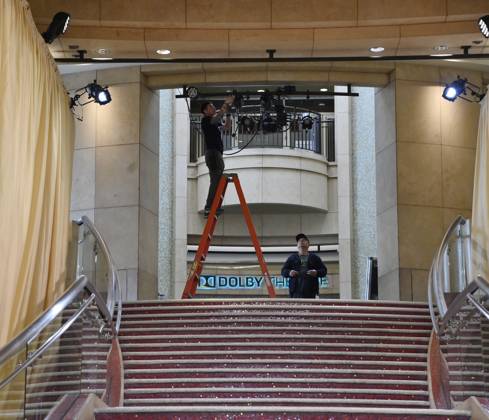 Preparations for the 97th Academy Awards are underway in the Hollywood section of Los Angeles on Wednesday, February 26, 2025. Oscar winners will be announced during an ABC live telecast on March 2.  LAP2025022703 JIMxRUYMEN