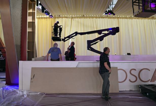 Preparations for the 97th Academy Awards are underway in the Hollywood section of Los Angeles on Wednesday, February 26, 2025. Oscar winners will be announced during an ABC live telecast on March 2.  LAP2025022706 JIMxRUYMEN