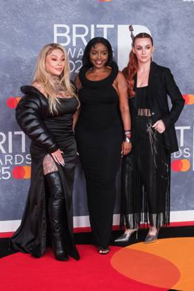 The BRIT Awards, 2025 Red Carpet Arrivals on Saturday 1 March 2025 Rosa Isabel Mutya Buena, Keisha Buchanan and Siobhan Donaghy of the Sugababes seen at the The BRIT Awards, 2025 Red Carpet Arrivals on Saturday 1 March 2025 at Intercontinental Hotel O2, London. . Picture, Credit:Julie Edwards Avalon UK, Greenwich, London, Intercontinental Hotel O2  Copyright: xJuliexEdwardsx xAvalonx 0970657050