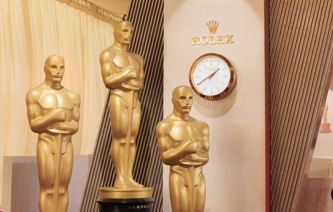 March 1, 2025, Hollywood, California, USA: Oscar statuettes are position in preparations on the Red Carpet on Saturday March 1, 2025 at the Dolby Theater in Los Angeles, California for the upcoming 97th Academy Awards. JAVIER ROJAS PI Hollywood USA - ZUMAp124 20250301_zaa_p124_013 Copyright: xJavierxRojasx