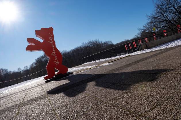 The Berlinale Bear in front of the Haus der Kulturen der Welt on the occasion of the 75th Berlin International Film Festival Berlinale Bear in front of Haus der Kulturen der Welt on the occasion of the 75th Berlin International Film Festival snapshot photography K M Krause