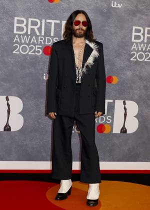 March 1, 2025, London, United Kingdom: Jared Leto attends The BRIT Awards 2025 at The O2 in Greenwich, London, United Kingdom. London United Kingdom - ZUMAs197 20250301_aaa_s197_470 Copyright: xCatxMorleyx