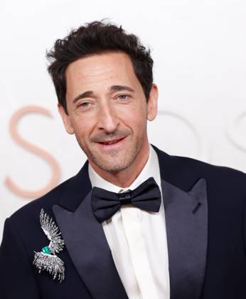 Adrien Brody arrives on the red carpet for the 97th Academy Awards in the Hollywood section of Los Angeles on Sunday, March 2, 2025.  LAP20250302900 JOHNxANGELILLO