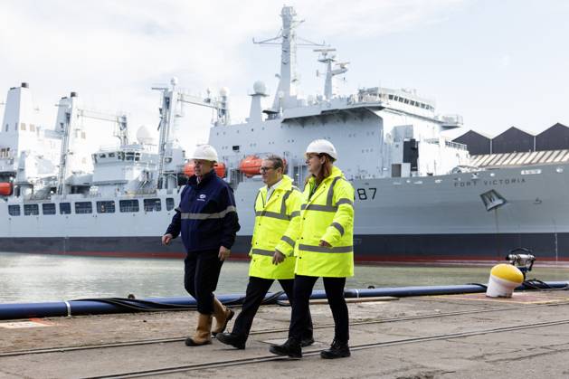 Prime Minister Keir Starmer visits Cammell Laird 06 03 2025. Birkenhead, United Kingdom. Prime Minister Keir Starmer visits Cammell Laird., Credit:Lauren Hurley Avalon United Kingdom, Birkenhead, Birkenhead, 10 Downing Street  Copyright: xLaurenxHurleyx xAvalonx 0972888468
