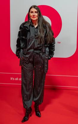 20250307 Red Carpet Verleihung 25. Amadeus Austrian Music Awards WIEN, OESTERREICH - 07. MAERZ: Saengerin, Vocalcoach, Songwriterin und Chorleiterin Monika Ballwein bei ihrer Ankunft am Redcarpet anlaesslich der Verleihung des 25. Amadeus Austria Music Awards 2025 in der MARX Halle am 07. Maerz 20253 in Wien, Oesterreich. 250307_SEPA_17_050 Copyright: xIsabellexOuvrardx SEPAxMedia
