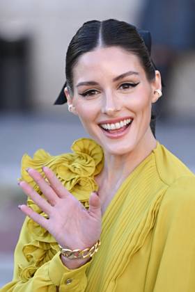 PFW Elie Saab Arrivals Olivia Palermo attending the Elie Saab Womenswear Fall Winter 2025-2026 show as part of Paris Fashion Week in Paris, France on March 08, 2025. Photo by Aurore Marechal ABACAPRESS.COM Paris France  Copyright: xMarechalxAurore ABACAx