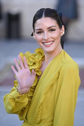 PFW Elie Saab Arrivals Olivia Palermo attending the Elie Saab Womenswear Fall Winter 2025-2026 show as part of Paris Fashion Week in Paris, France on March 08, 2025. Photo by Aurore Marechal ABACAPRESS.COM Paris France  Copyright: xMarechalxAurore ABACAx