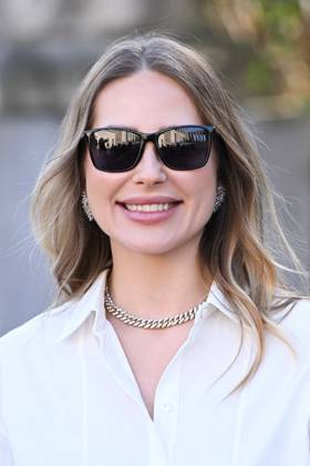 PFW Elie Saab Arrivals Ginta Biku attending the Elie Saab Womenswear Fall Winter 2025-2026 show as part of Paris Fashion Week in Paris, France on March 08, 2025. Photo by Aurore Marechal ABACAPRESS.COM Paris France Copyright: xMarechalxAurore ABACAx