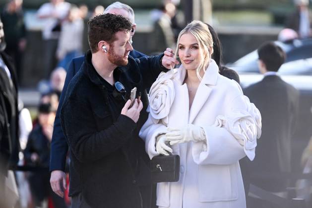 PFW Elie Saab Arrivals Leonie Hanne attending the Elie Saab Womenswear Fall Winter 2025-2026 show as part of Paris Fashion Week in Paris, France on March 08, 2025. Photo by Aurore Marechal ABACAPRESS.COM Paris France  Copyright: xMarechalxAurore ABACAx