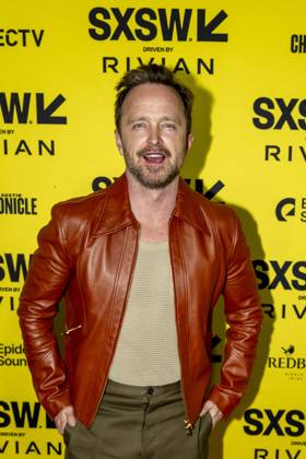 March 11, 2025, Austin, Tx, United States of America: Actor AARON PAUL on the red carpet for the SXSW 2025 movie premier of Ash on March 11, 2025 at the Paramount Theater in Austin, Texas. Austin United States of America - ZUMAw132 20250311_zap_w132_030 Copyright: xTomxWalkox