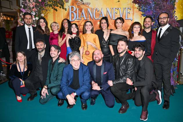 Milan, Photocall for the premiere of the Disney film Snow White Milan, Photocall for the premiere of the Disney film Snow White In the photo: the cast Milan  Copyright: xIPA ABACAx